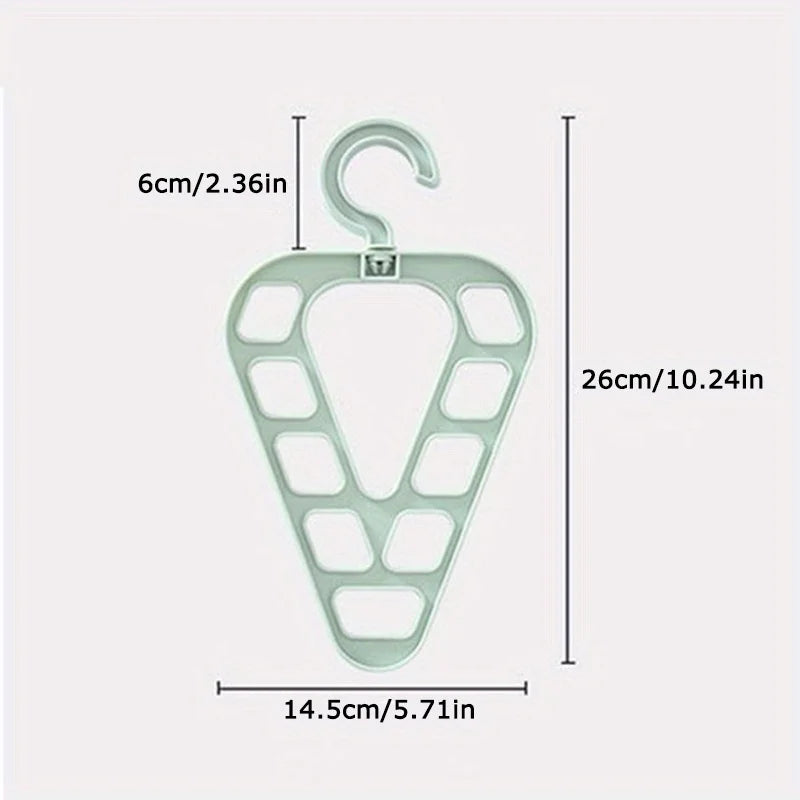 ClosetBuddy 360° Rotatable 9-Hole Hanger