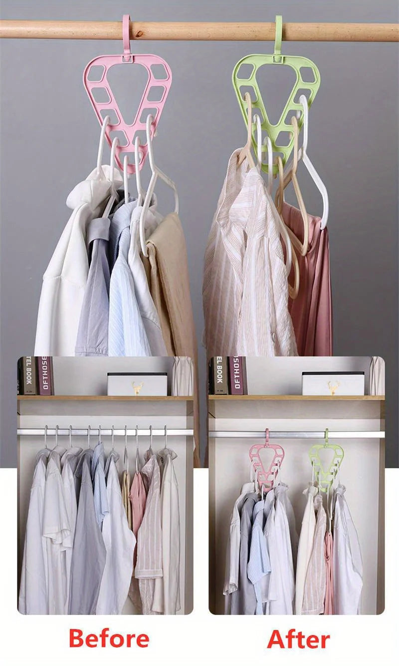 ClosetBuddy 360° Rotatable 9-Hole Hanger