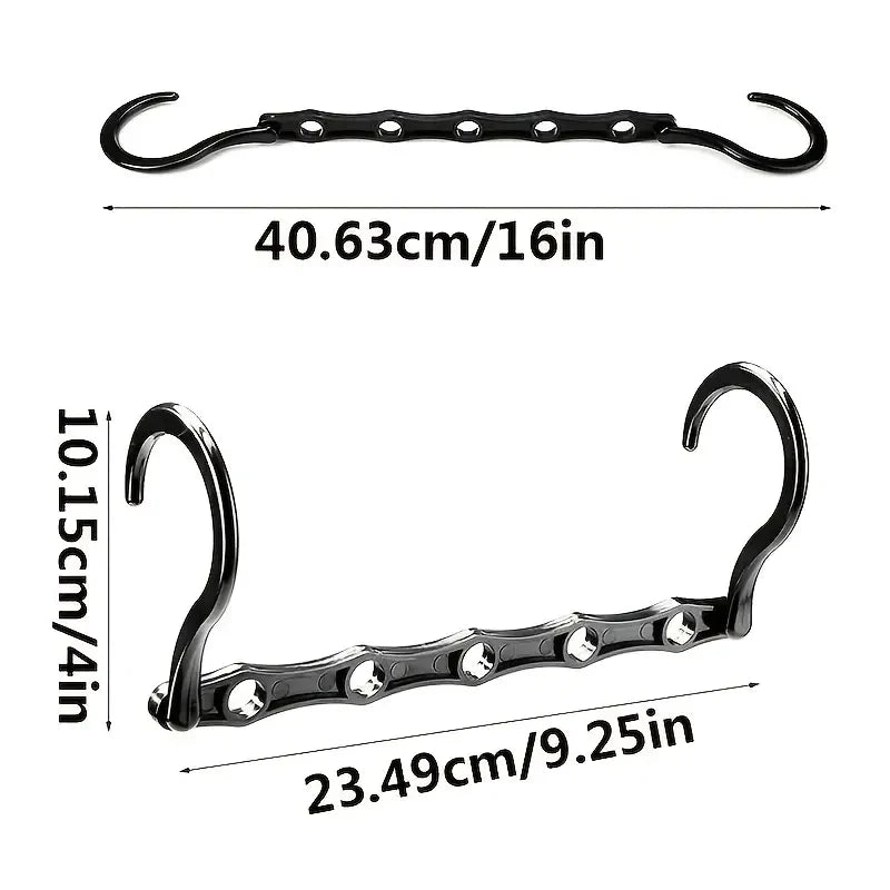 ClosetBuddy 10-Piece Space-Saving Magic Hangers – Heavy-Duty Closet Organizer