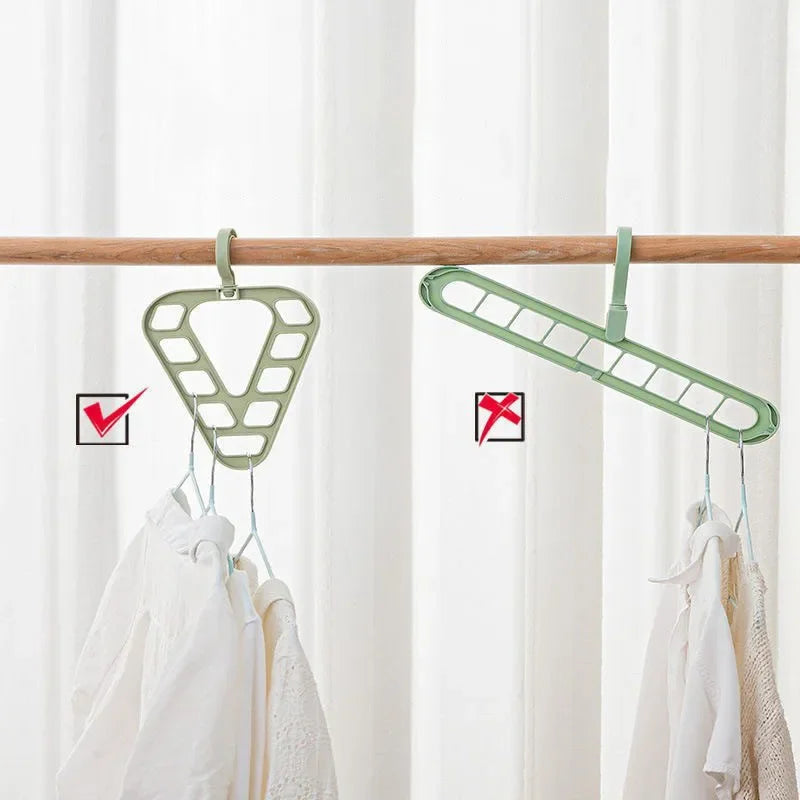 ClosetBuddy 360° Rotatable 9-Hole Hanger