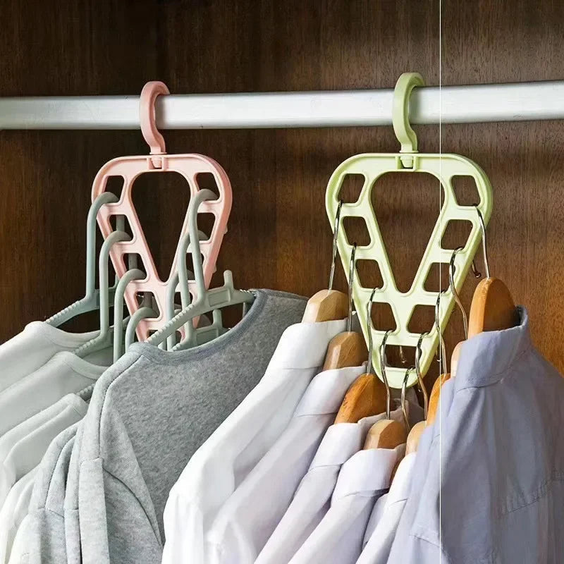 ClosetBuddy 360° Rotatable 9-Hole Hanger