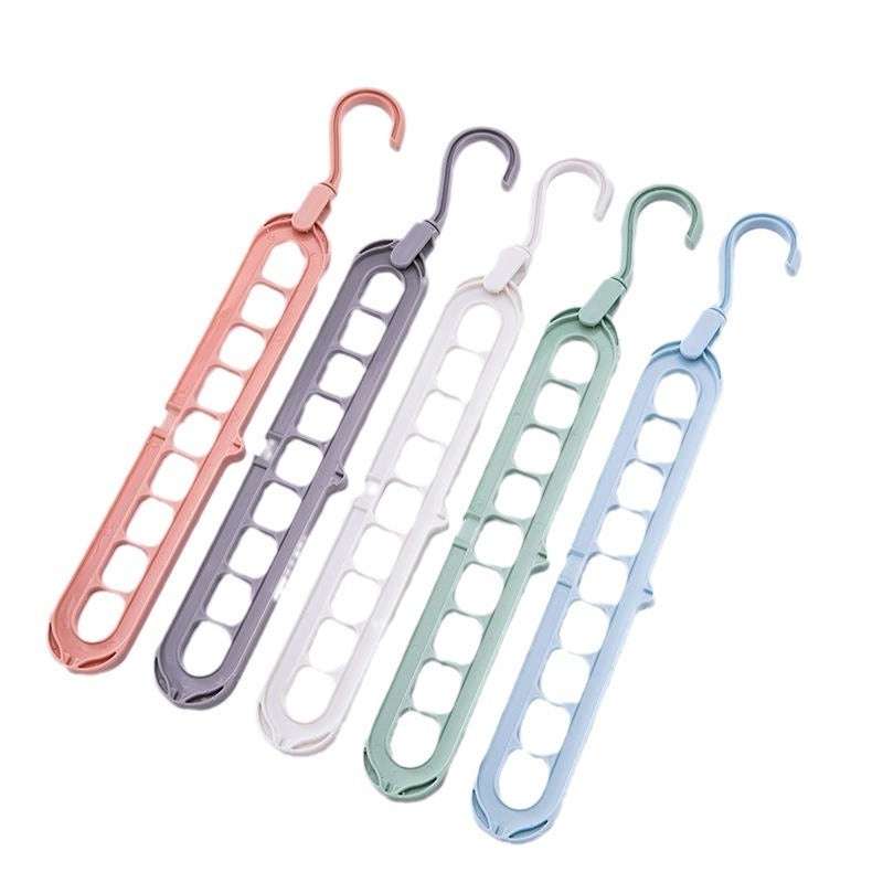 ClosetBuddy 9-Hole Foldable Hanger (3 Pack)