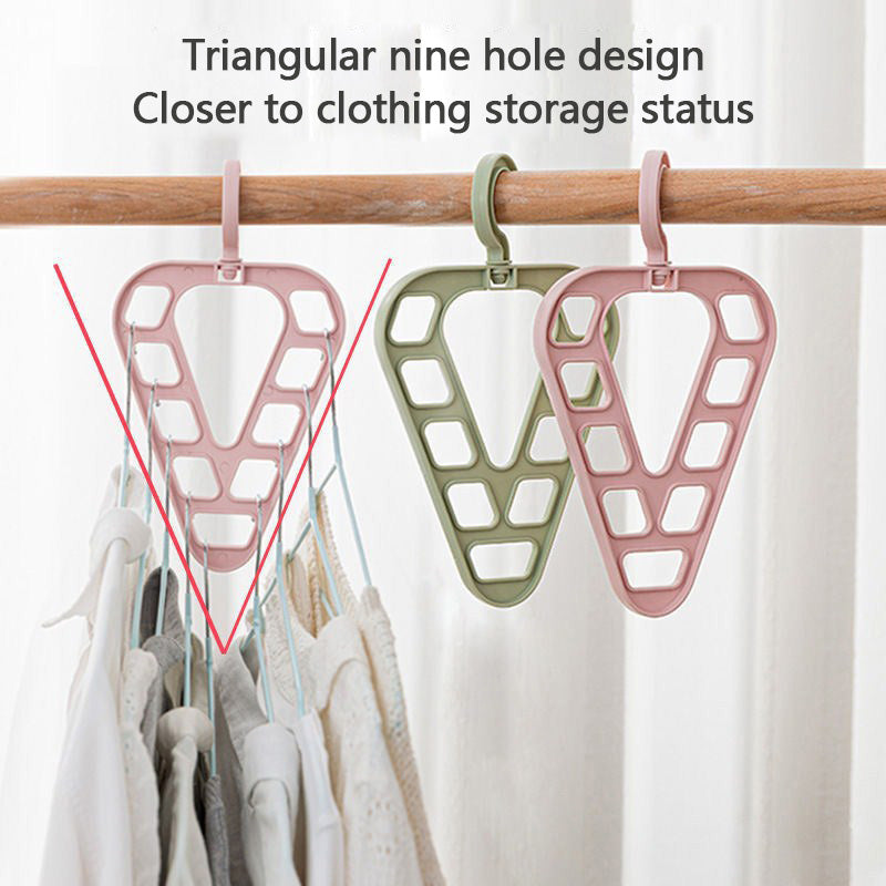 ClosetBuddy 360° Rotatable 9-Hole Hanger