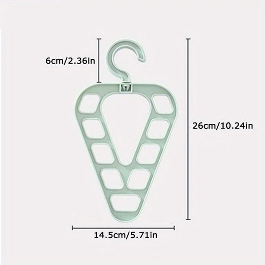 ClosetBuddy 360° Rotatable 9-Hole Hanger
