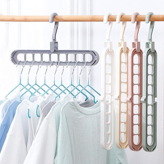 ClosetBuddy 9-Hole Foldable Hanger (3 Pack)